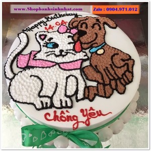 Bánh Sinh Nhật Con Mèo Tuổi Mão - A26